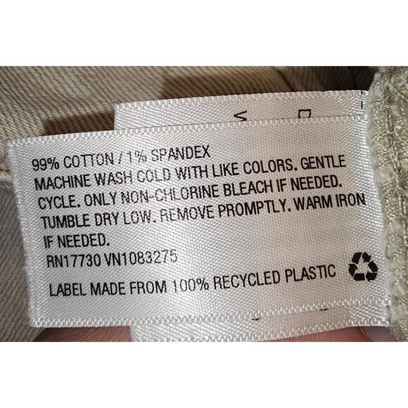 Universal Thread Wide Leg Highest Rise Jeans Oatmeal Women's Size 00/24R - Picture 7 of 12